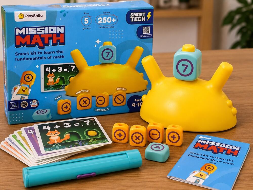 PlayShifu Mission Math Smart Learning Kit Ages 4-10 STEM Math Game